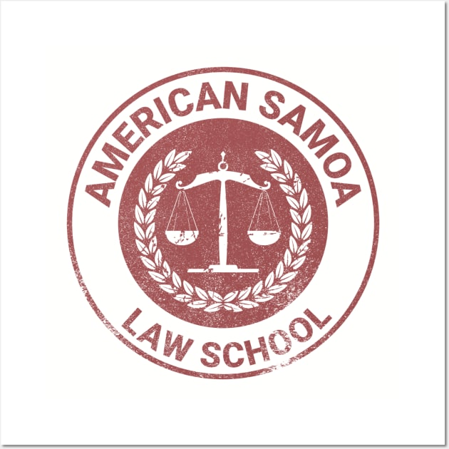 University Of American Samoa Law School Wall Art by Soriagk